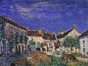 Alfred Sisley A Farmyard near Sablons oil painting picture wholesale